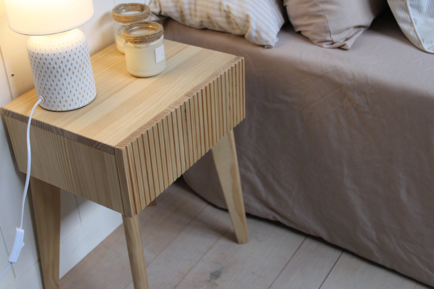 Mesita noche 1 cajón Iria.