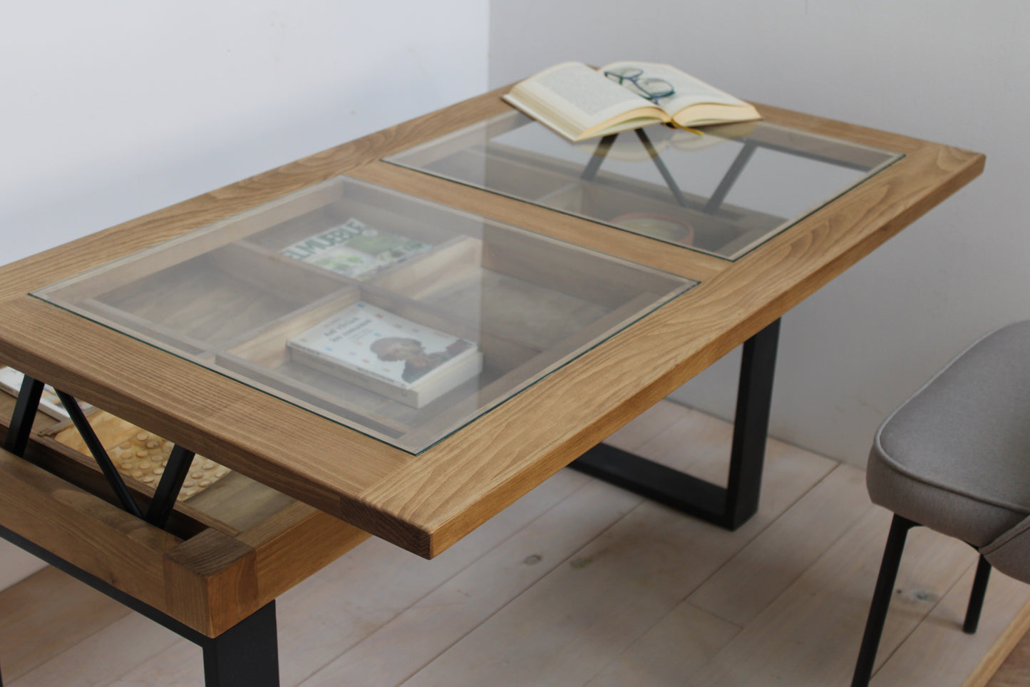 Mesa de centro elevable Afra