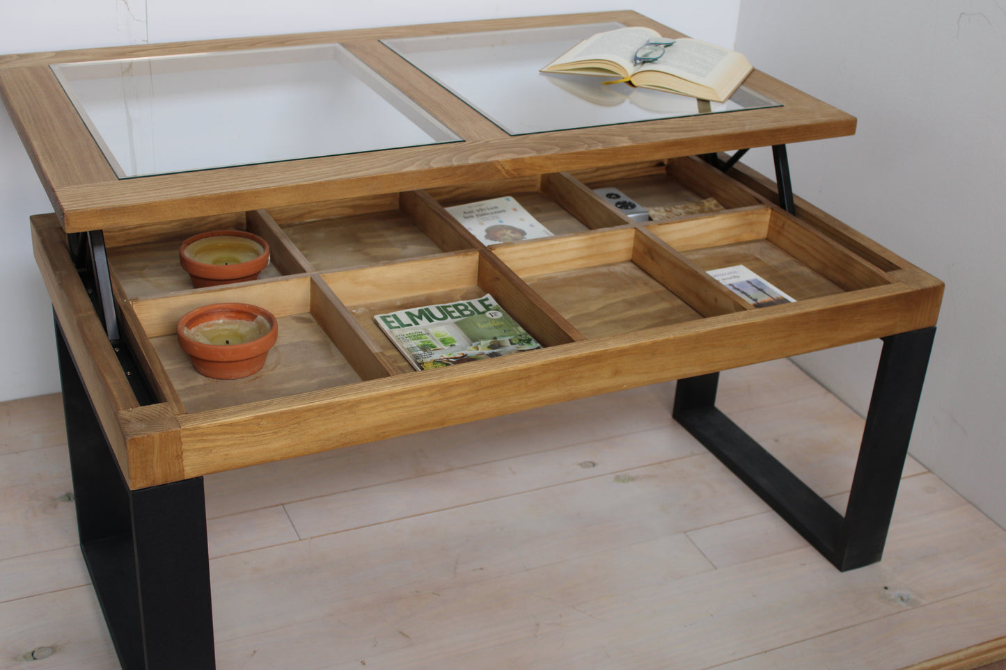 Mesa de centro elevable Afra