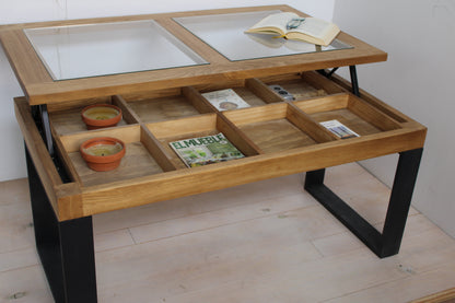 Mesa de centro elevable Afra