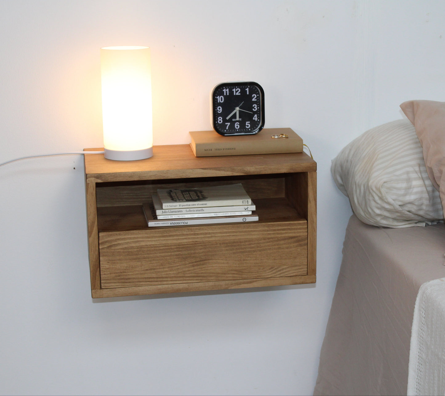 Mesita noche Cubo 1 cajón/1 hueco ADA