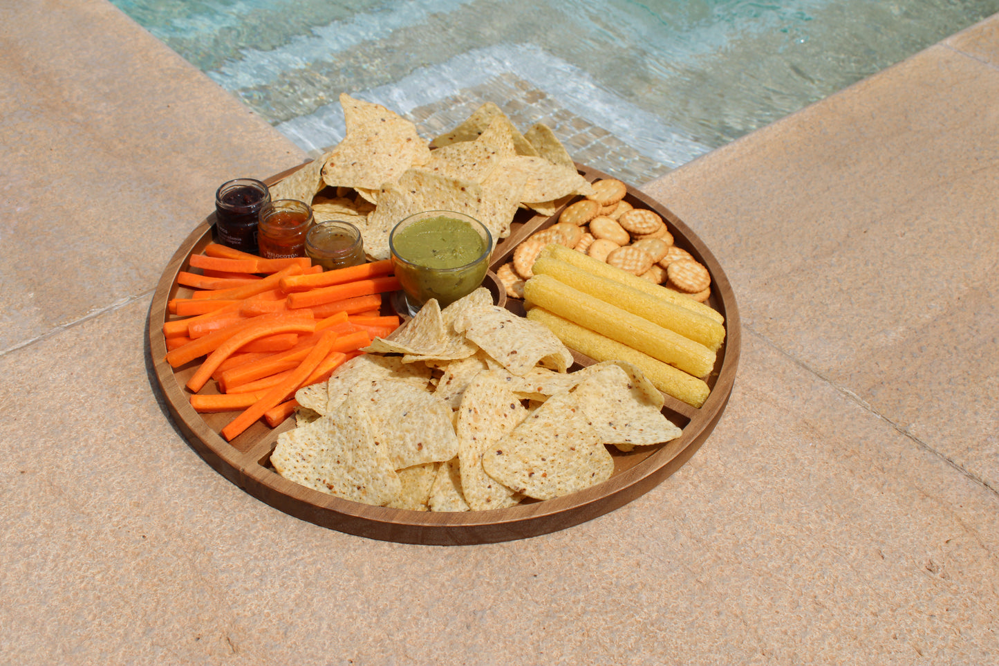 Tabla aperitivos redonda