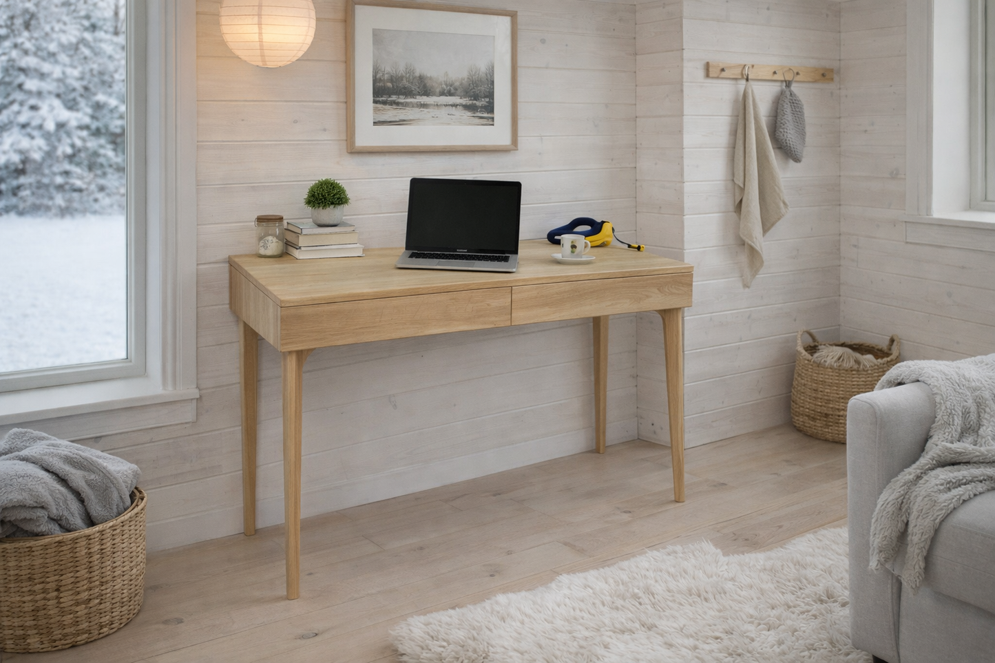 Escritorio 2 cajones Cetus