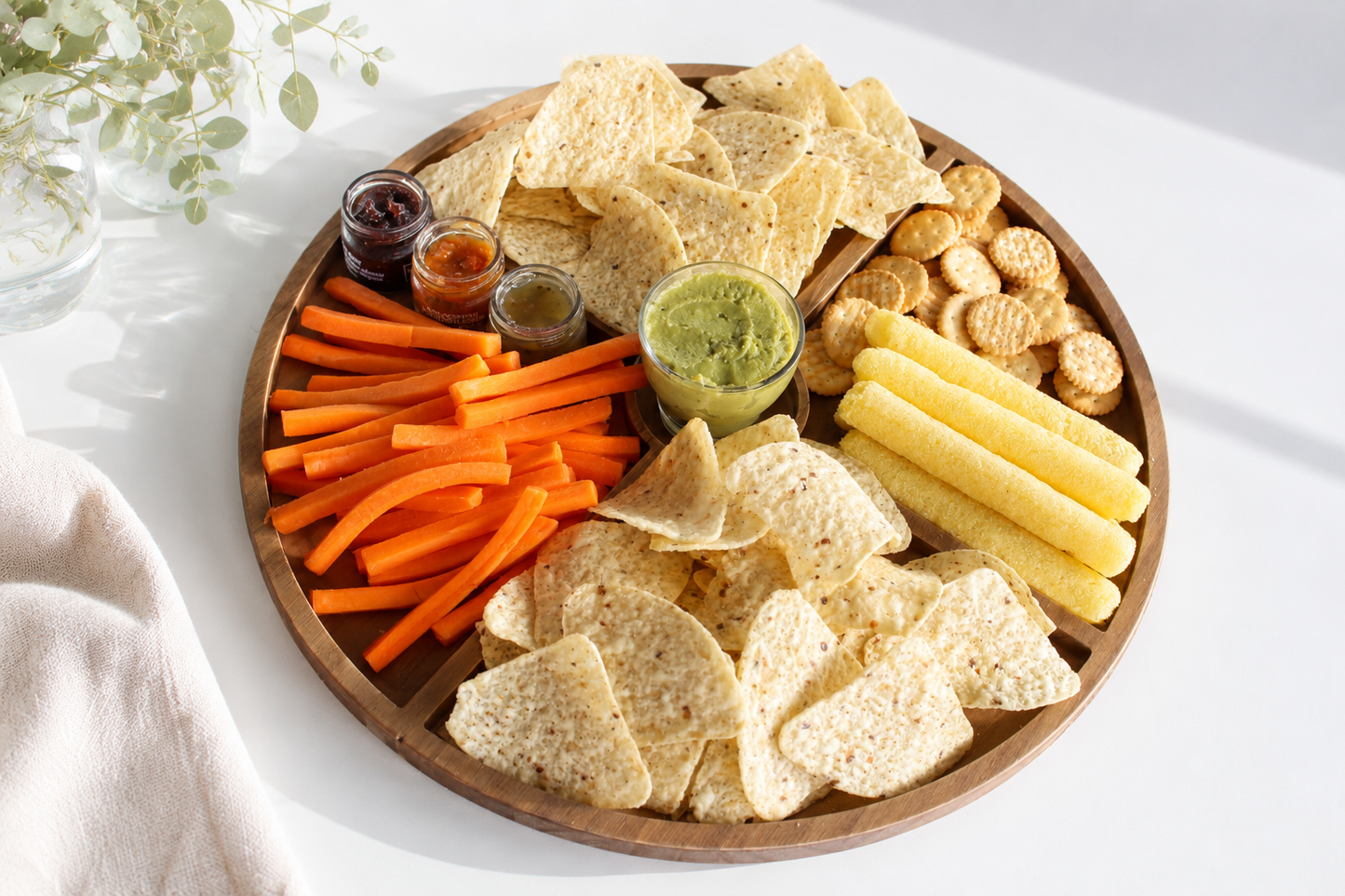 Tabla aperitivos redonda